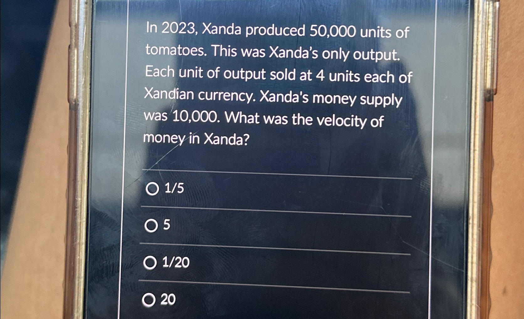 Solved In 2023, ﻿Xanda produced 50,000 ﻿units of tomatoes. | Chegg.com