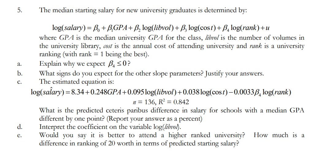 Solved The median starting salary for new university | Chegg.com