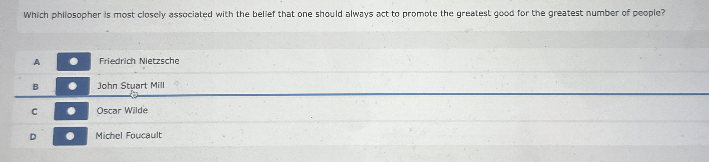 Solved Which philosopher is most closely associated with the | Chegg.com