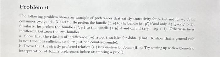 Solved Problem 6 The following problem shows an example of | Chegg.com