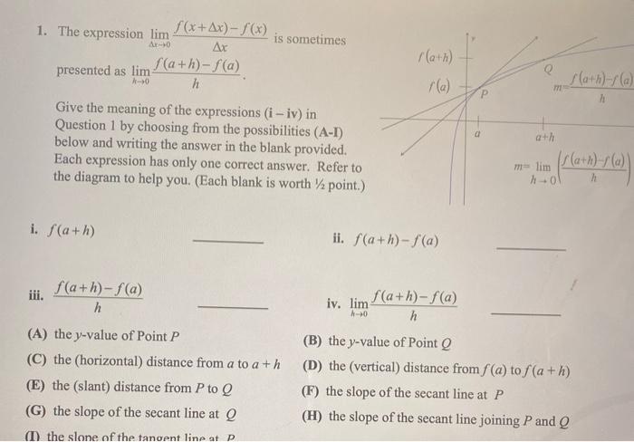 A 10 A H A Q Ho Math A R 1 The Expression Chegg Com