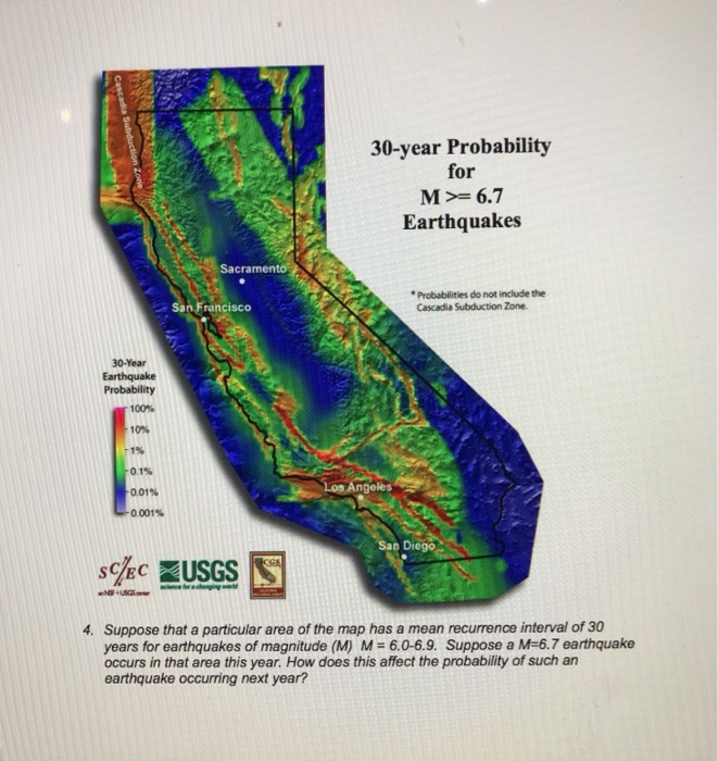 Solved Epicenter San Francisco Kern County Coalinga Whittier | Chegg.com