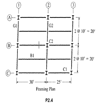 Solved: Consider the floor plan shown in Figure P2.4. Compute the ...