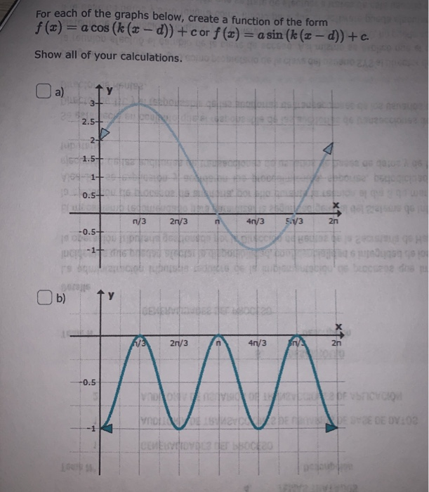 F Pull Cos Graph Example Solved For each of the graphs below, create a function of | Chegg.com