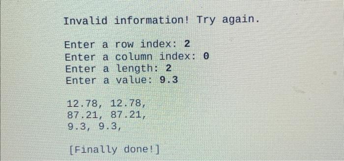 Solved Assignment 6A: The benefits of methods. Creating and | Chegg.com