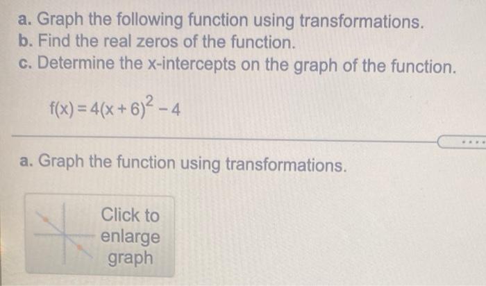 Solved a. Graph the following function using | Chegg.com
