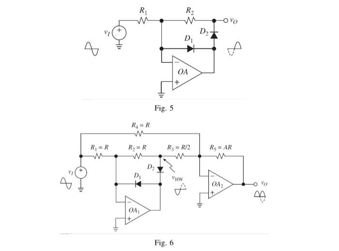 Solved 5) Sketch and label the VTC of the circuit of Fig. 5 | Chegg.com