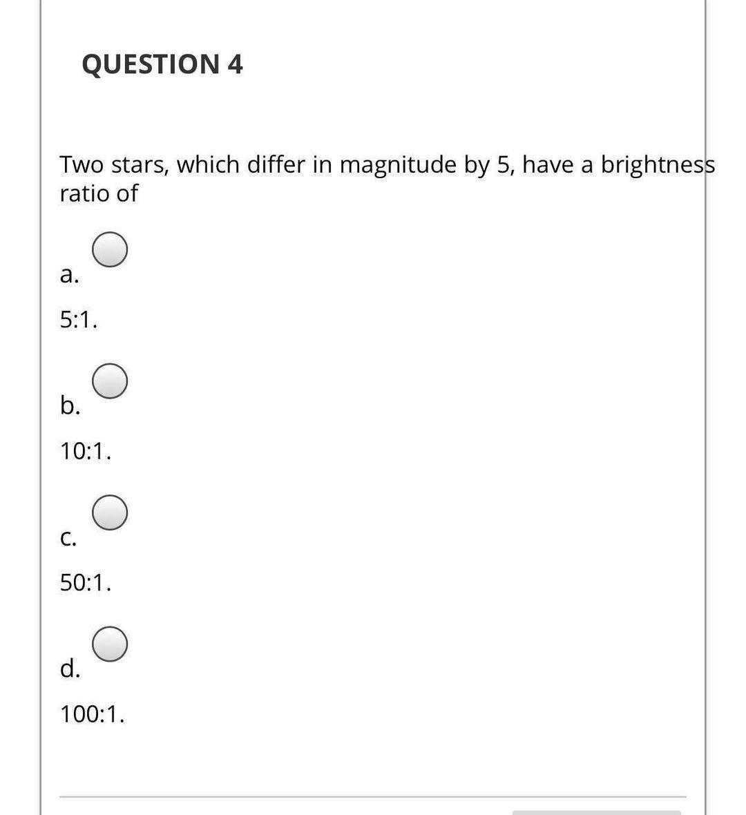 Solved The Apparent Magnitudes Of Stars A And B Are 5.5 And | Chegg.com