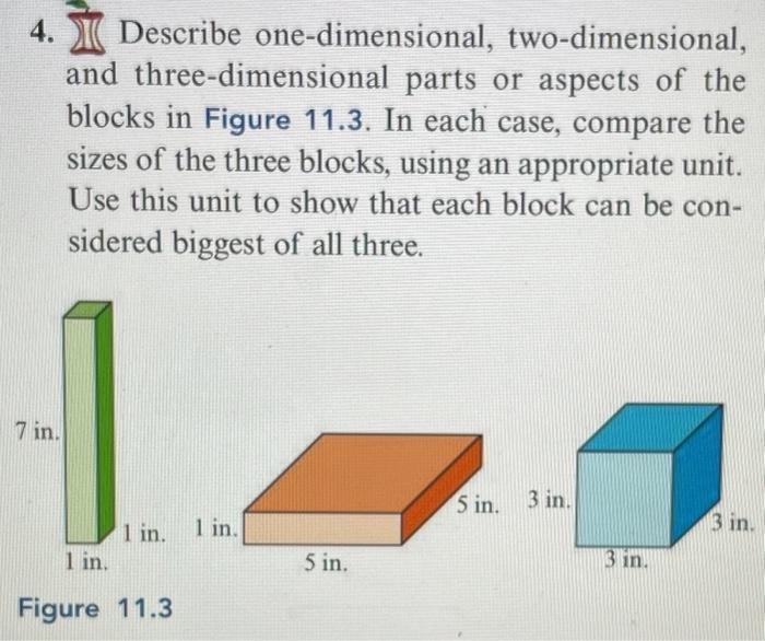 Solved Describe one-dimensional, two-dimensional,and | Chegg.com