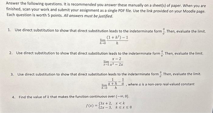 Solved Answer the following questions. It is recommended you | Chegg.com