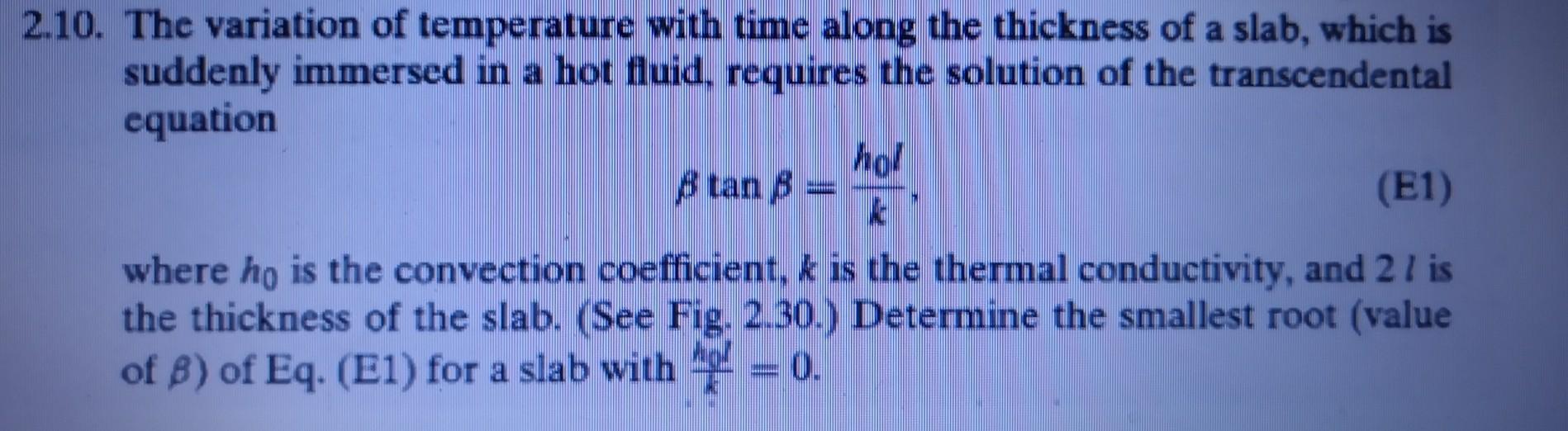 Solved 2.10. The variation of temperature with time along | Chegg.com
