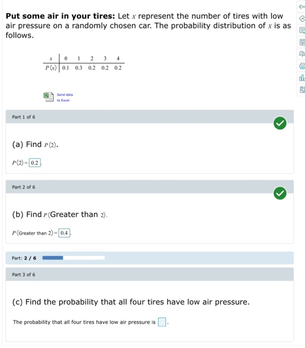Solved Put some air in your tires Let x represent the