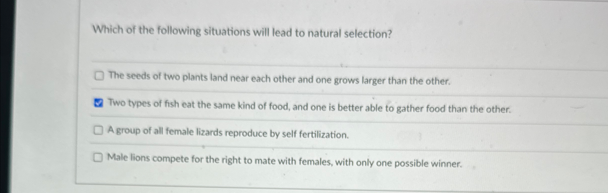 Solved Which of the following situations will lead to | Chegg.com