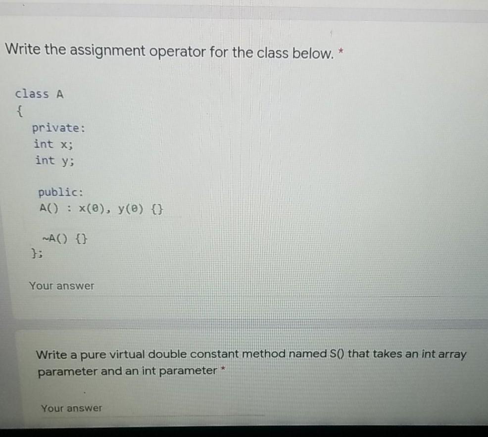 Solved What is a class inherited by another class called *