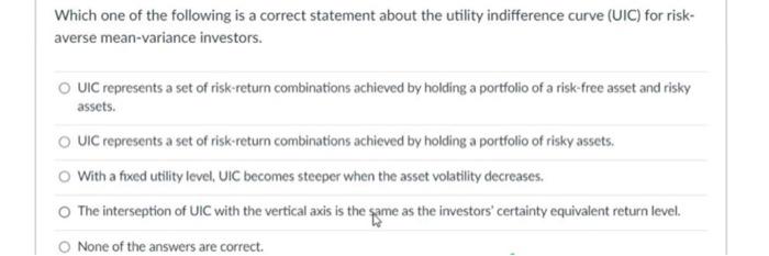 Solved Which One Of The Following Is A Correct Statement | Chegg.com