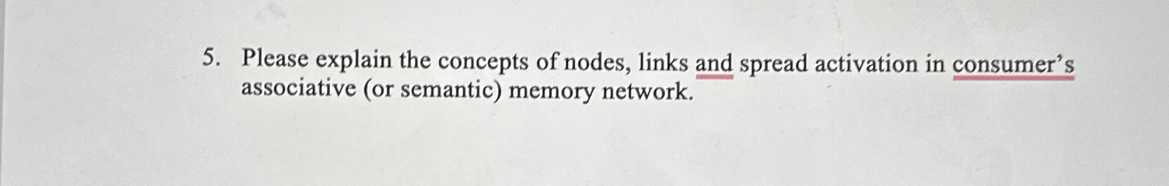 Solved Please explain the concepts of nodes, links and | Chegg.com