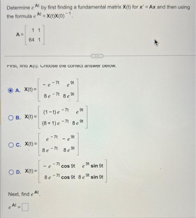 Solved Use the method of undetermined coefficients to find a | Chegg.com