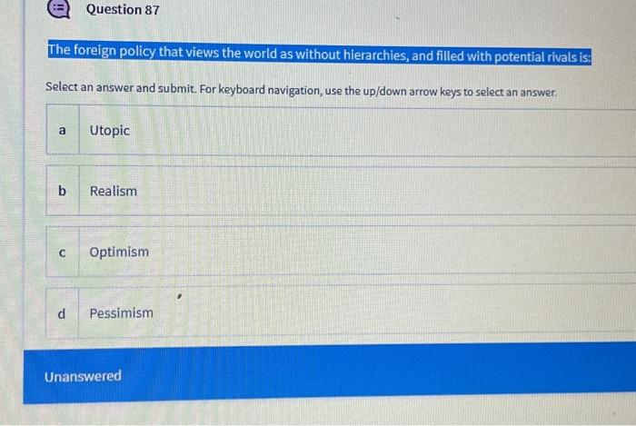 critical thinking questions on presidential foreign policies answer key