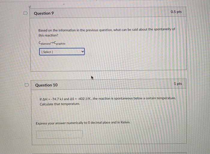 Solved U Question 9 0.5 pts Based on the information in the | Chegg.com