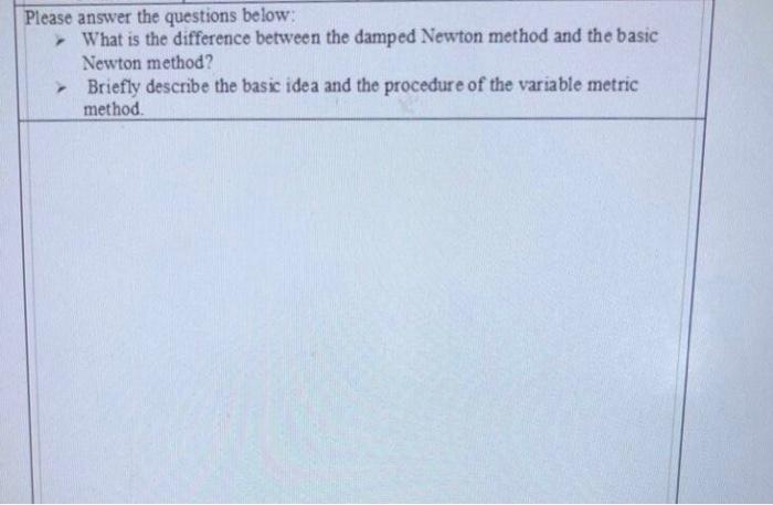 Solved Please Answer The Questions Below What Is The Chegg Com