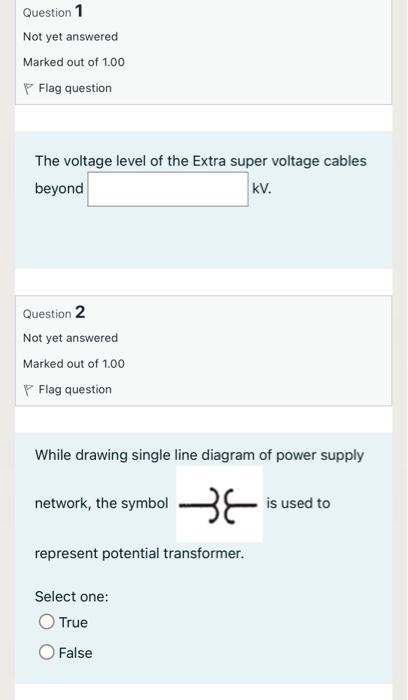 Solved Question 1 Not yet answered Marked out of 1.00 P Flag | Chegg.com