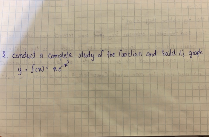 Solved bosh 2. conduct a complete study of the function and | Chegg.com
