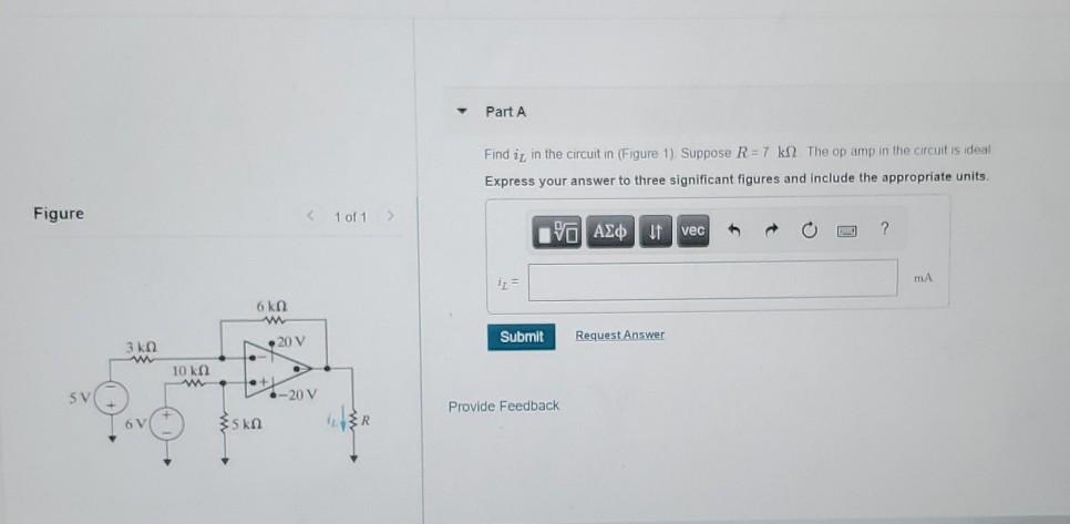 Solved Part A Find it in the circuit in (Figure 1). Suppose | Chegg.com