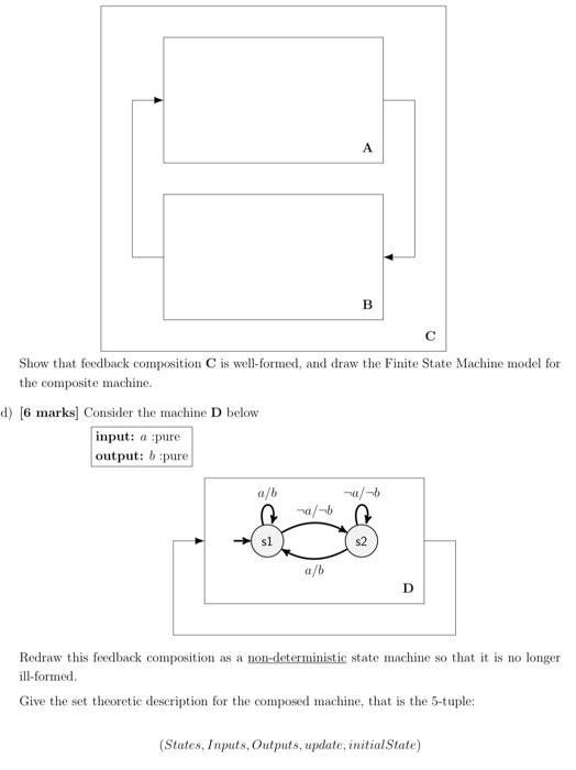 Solved (a) [2 marks] Consider a system modelled by the | Chegg.com
