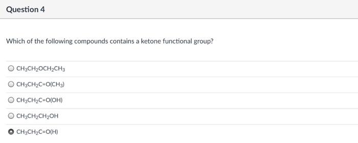 Solved Question 3 Which one of the following compounds is an | Chegg.com