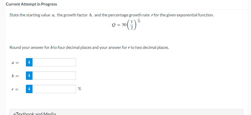 Solved Current Attempt in ProgressState the starting value | Chegg.com