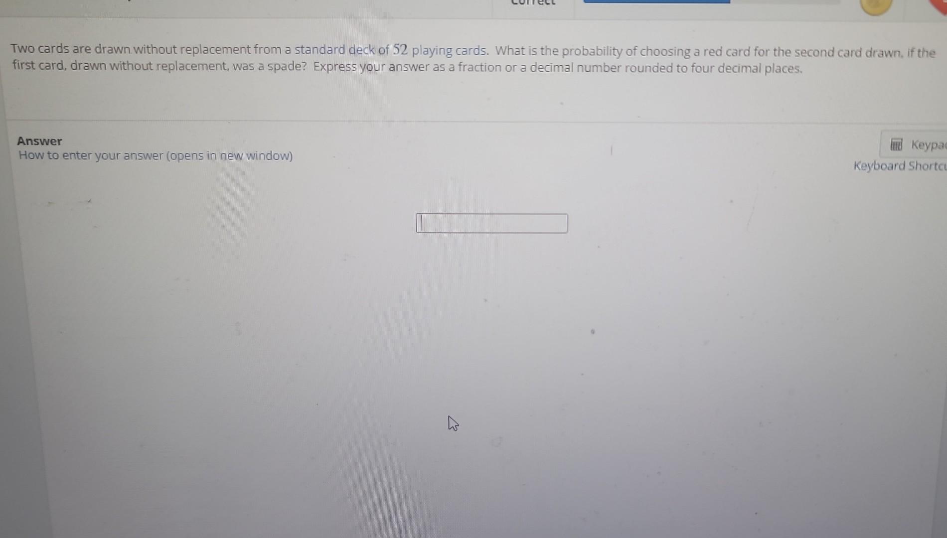 Solved Two cards are drawn without replacement from a