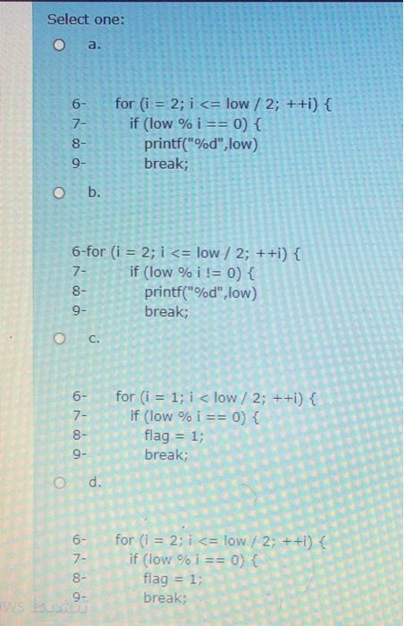 Solved The following program finds and prints all prime | Chegg.com