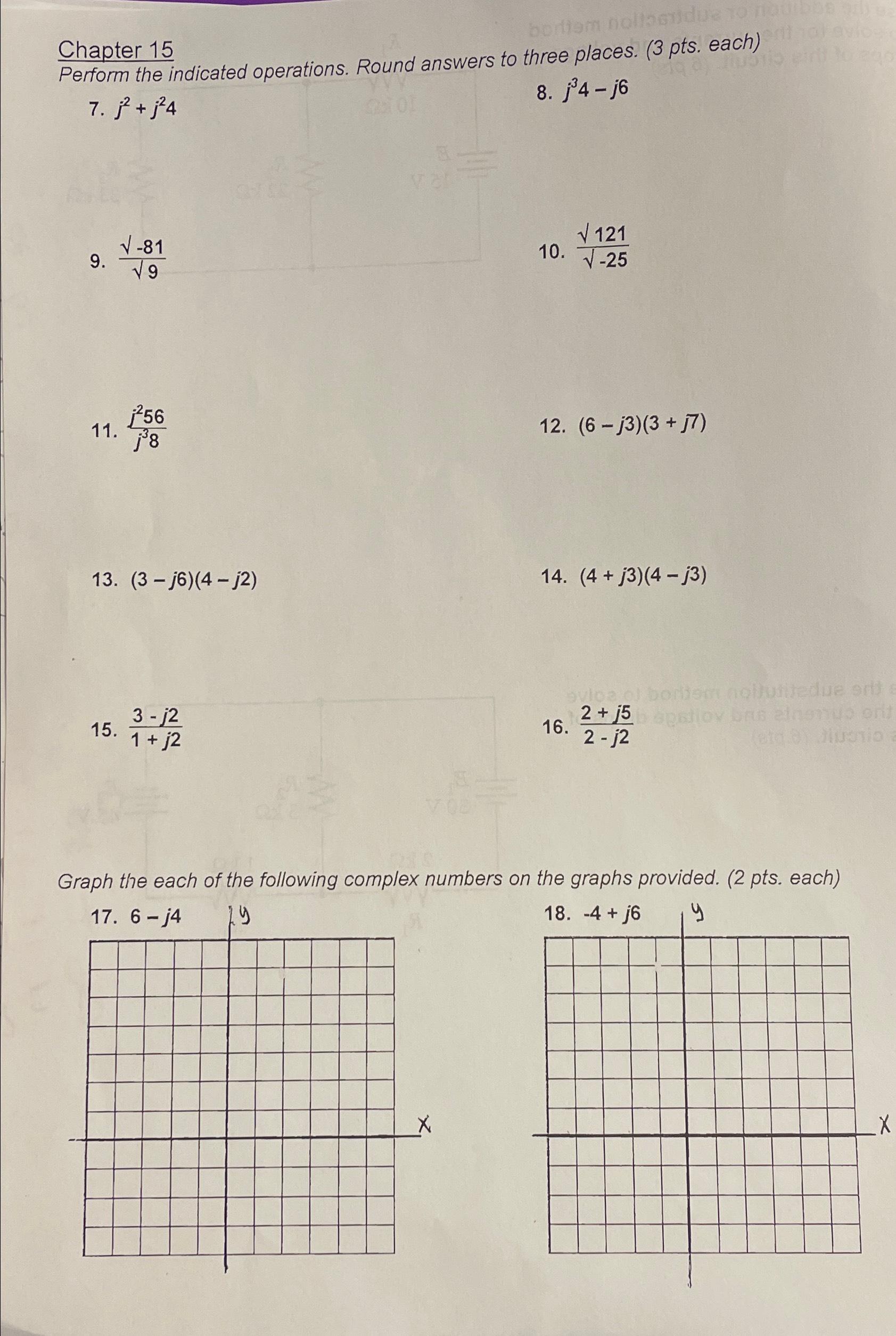 Solved Chapter 15Perform the indicated operations. Round | Chegg.com