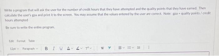 Solved Write a program that will ask the user for the number | Chegg.com