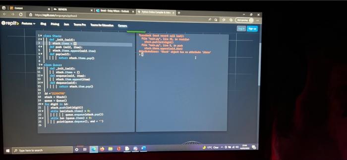 Solved Question 4 First implement a Stack to insert your | Chegg.com
