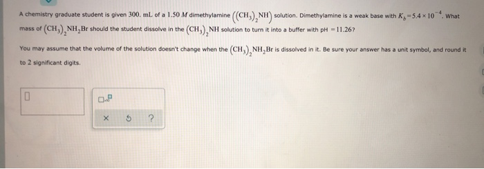 Solved A chemistry graduate student is given 300. mL of a | Chegg.com