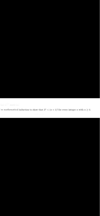 Solved se mathematical induction to show that 3n