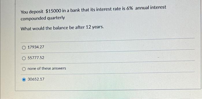 4 percent interest rate on 15000