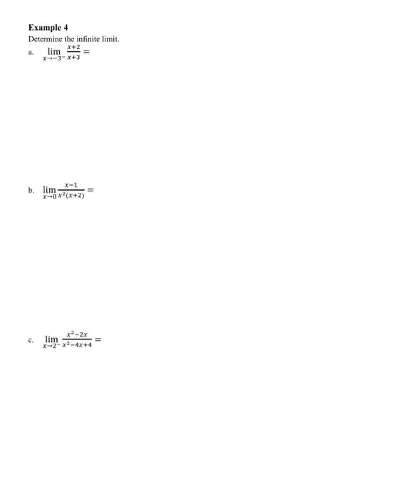 lim x→∞ 5x − 2 5x   4 5x   1