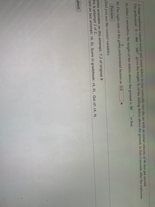 Solved i have the first part of the problem but not the | Chegg.com