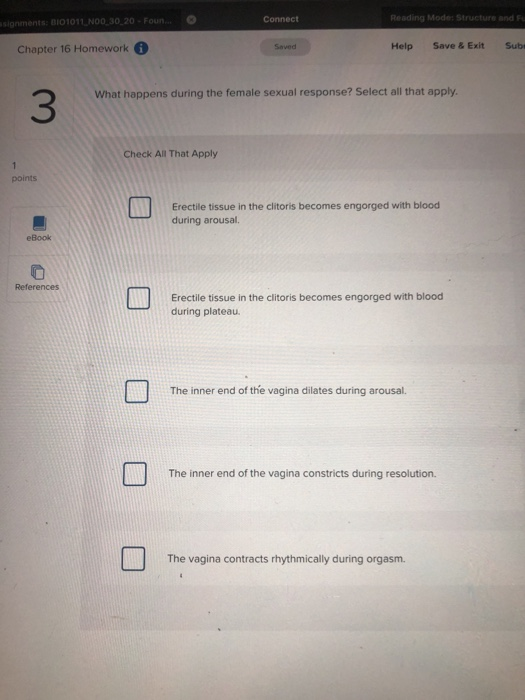 Solved Saved Help Save & Exit Sub Chapter 16 Homework What | Chegg.com