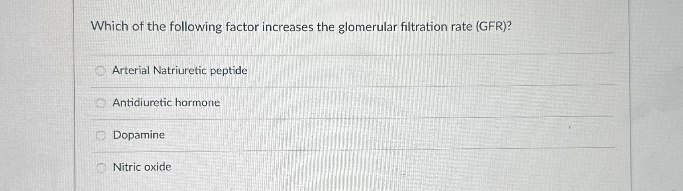 Solved Which of the following factor increases the | Chegg.com