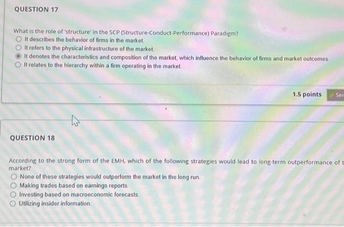 Solved What is the role of 'structure' in the SCP | Chegg.com