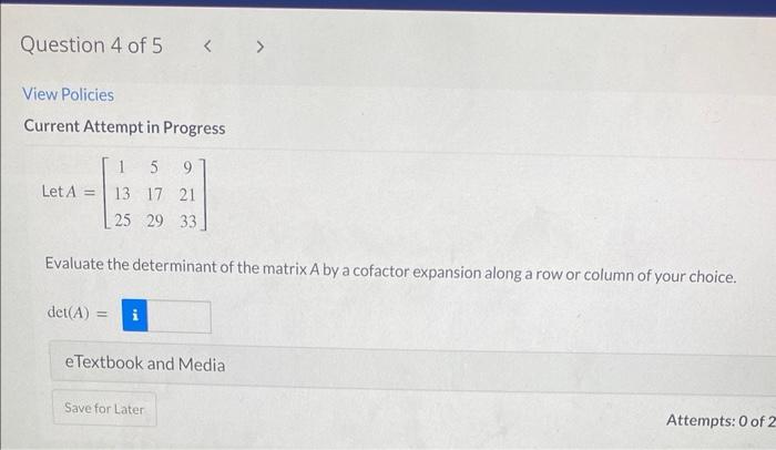 Solved Current Attempt in Progress Let | Chegg.com