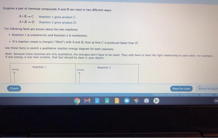 Solved Suppose A Pair Of Chemical Compounds A And B Can | Chegg.com