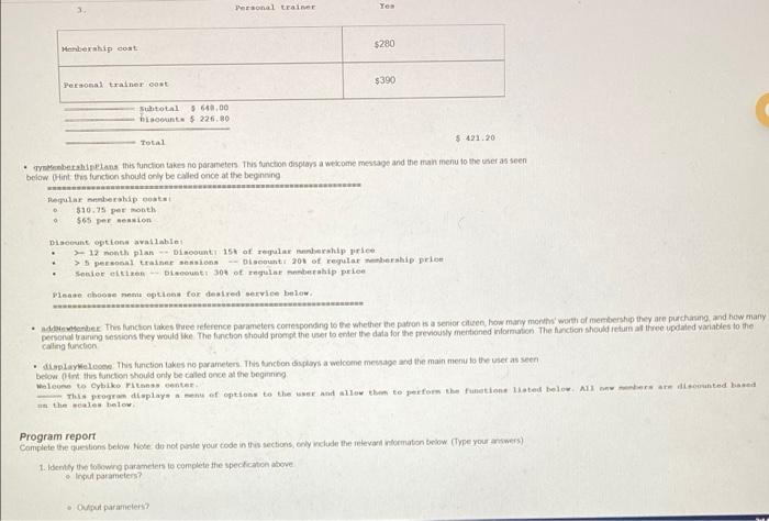 Programming Assignment2 Problem specification: | Chegg.com
