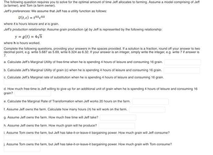 Solved a The following question requires you to solve for | Chegg.com
