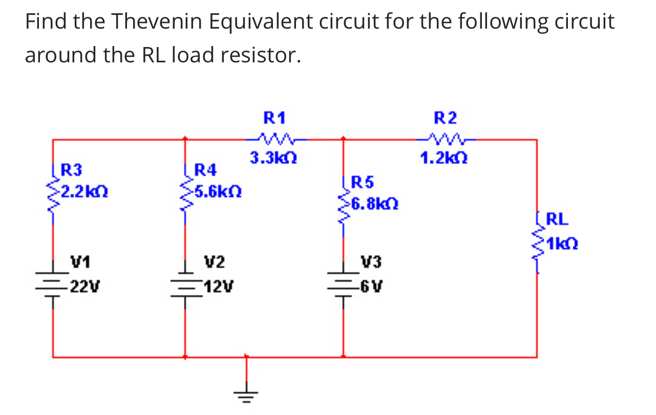 Solved Find the Thevenin Equivalent circuit for the | Chegg.com