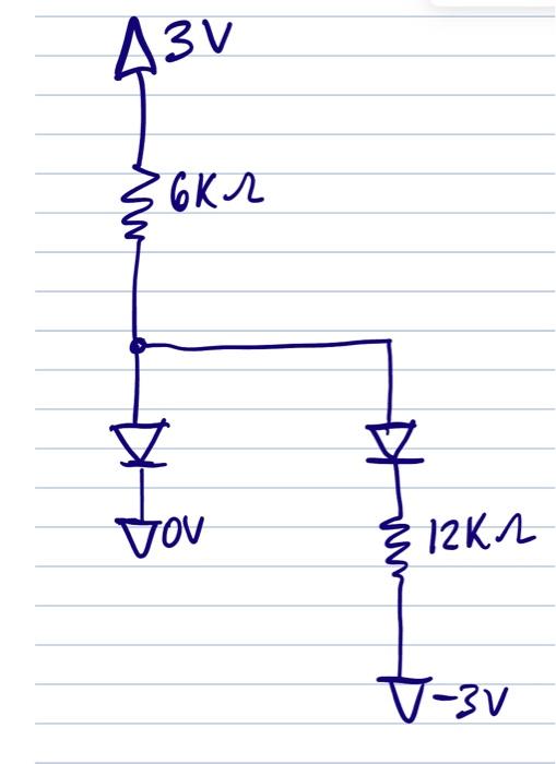 Solved Solve This Circuit Assuming The Diodes Are IDEAL. | Chegg.com