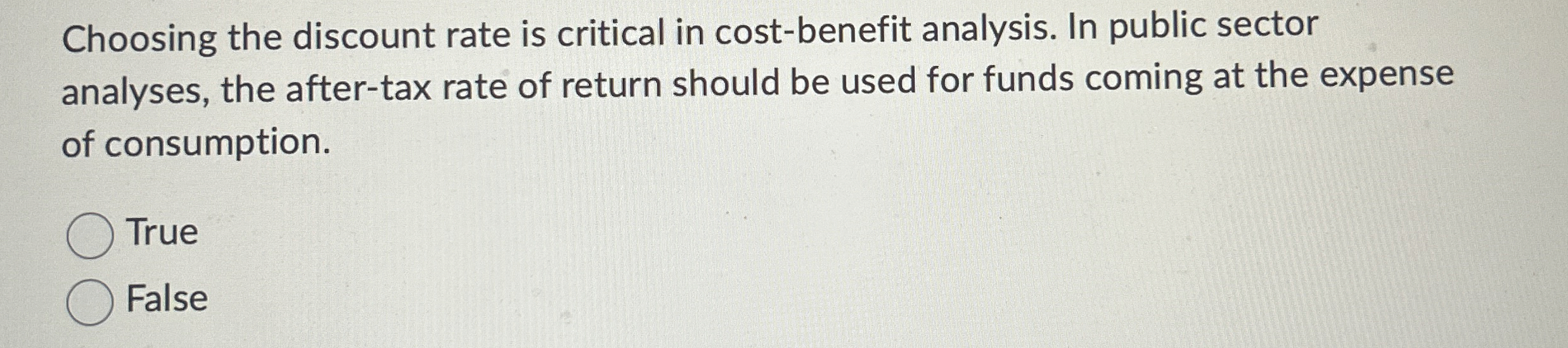 Solved Choosing the discount rate is critical in | Chegg.com